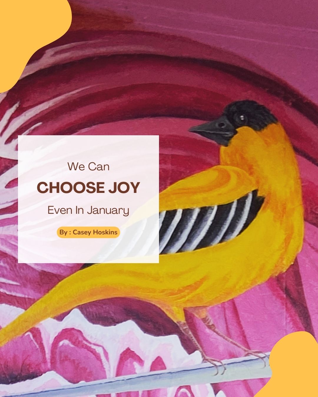 We Can Choose Joy – Even in January